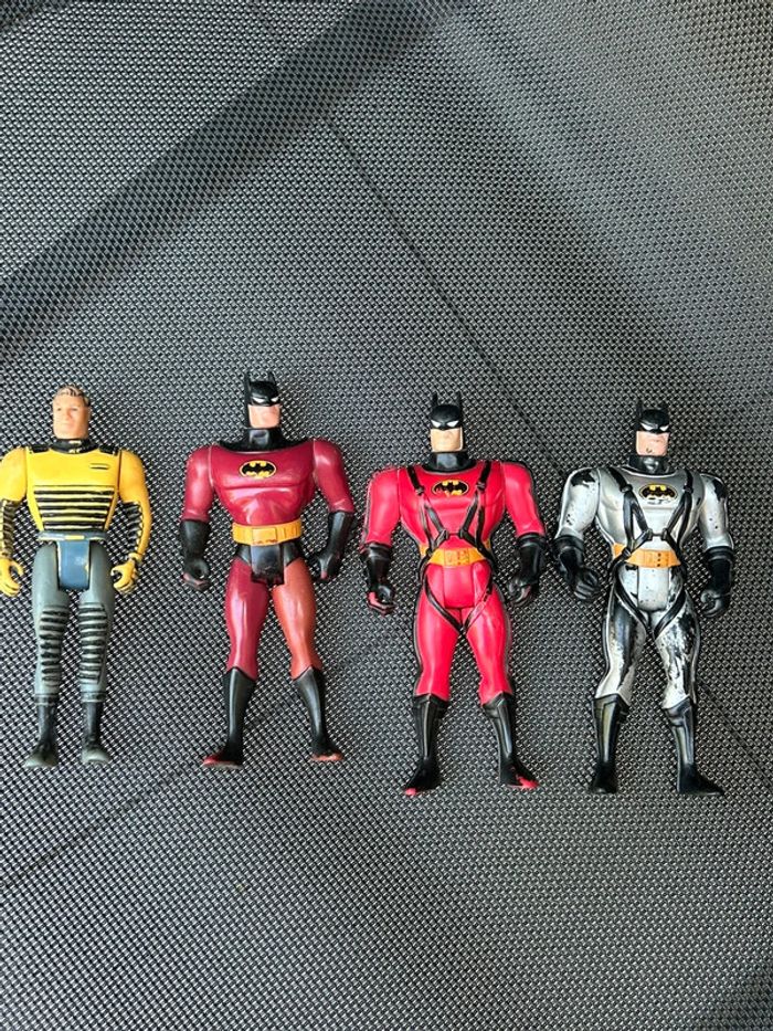Lot de 4 anciennes figurines Batman kenner - dc comics - 1992