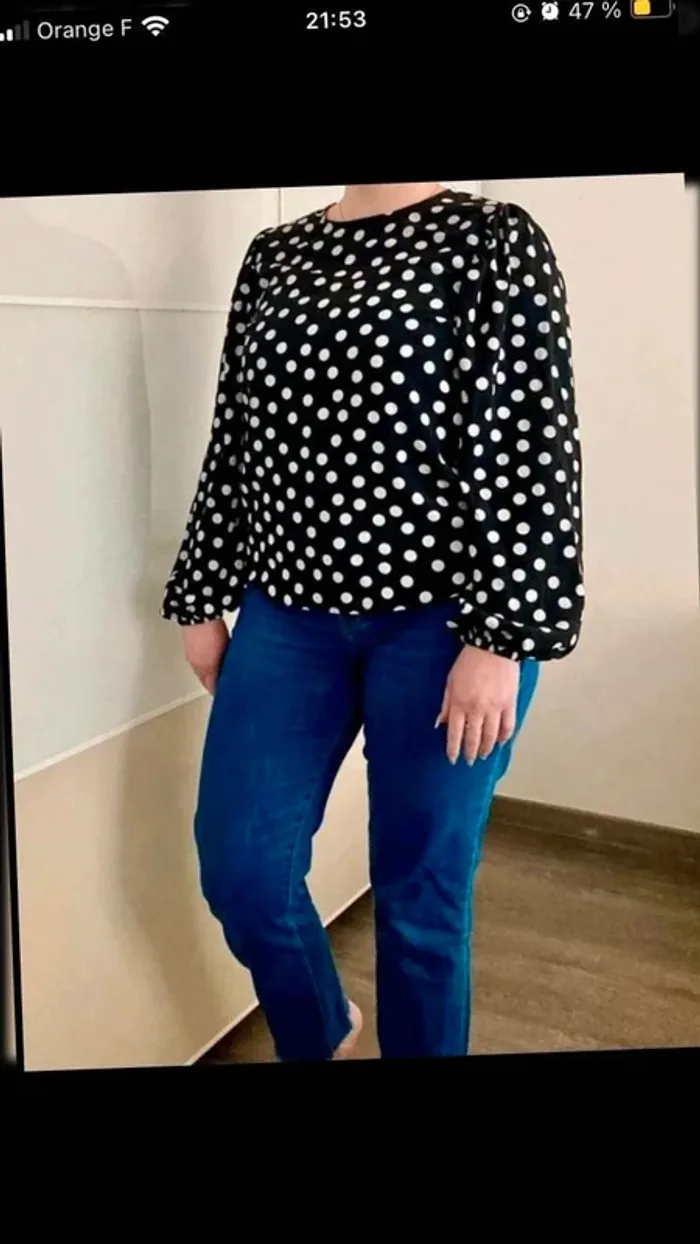 Blouse en mousseline