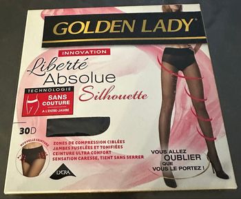 Collant  GOLDEN LADY  « Liberté absolue » - Taille 3 - M