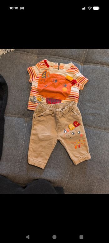 Ensemble petit garçon 3mois 