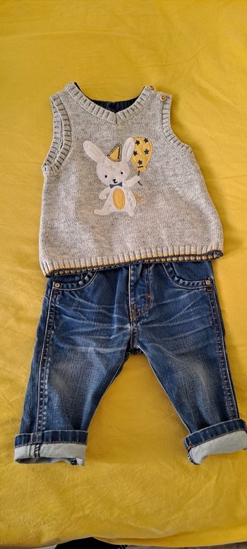 Ensemble jean+pull timberland