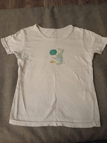 shirt fille lapin 6/8 ans