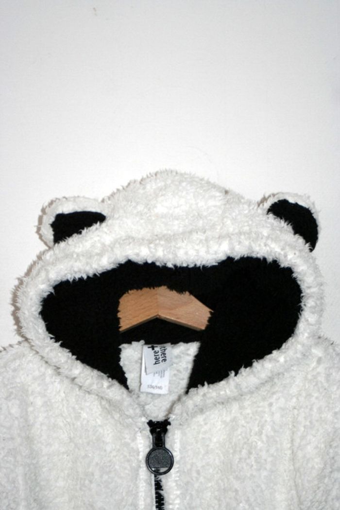 Gilet à capuche pilou pilou C&A taille 134/140 (9/10 ans) - photo numéro 3