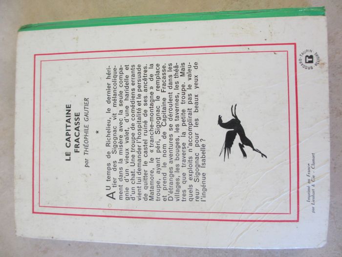 Roman enfant Le Capitaine Fracasse - Bibliothèque verte - photo numéro 2