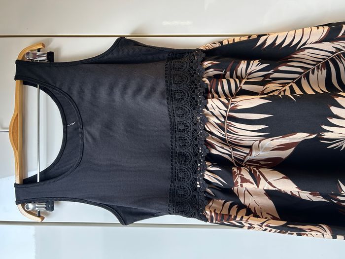 Robe noire et brune Shein - Taille 38 - photo numéro 2