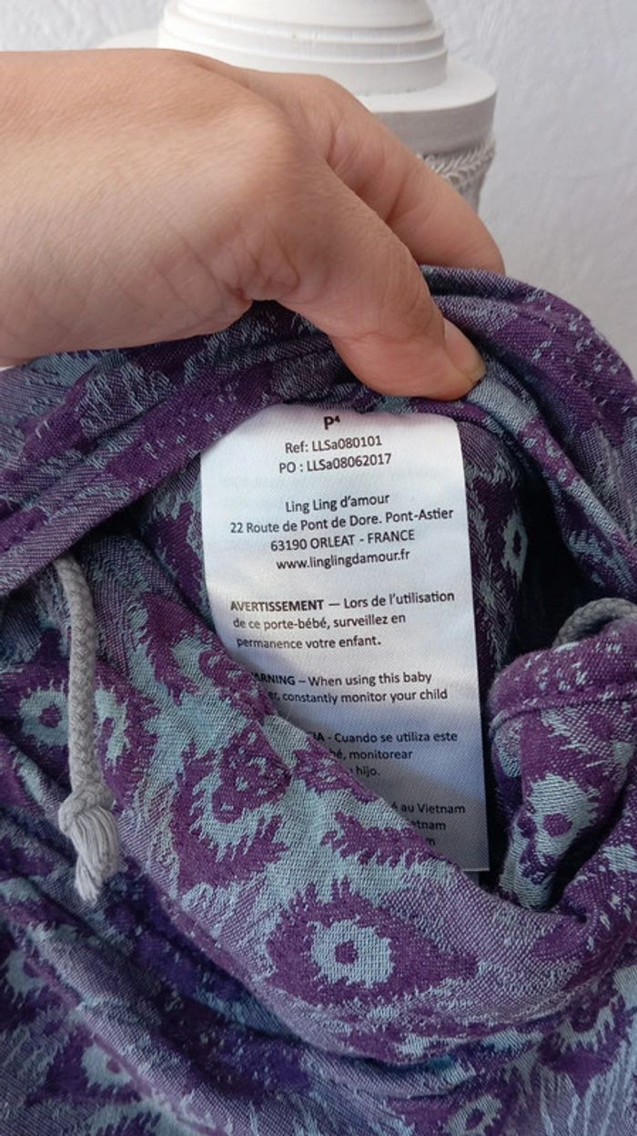 Porte-bébé p4 standard, Taïga purple - photo numéro 2