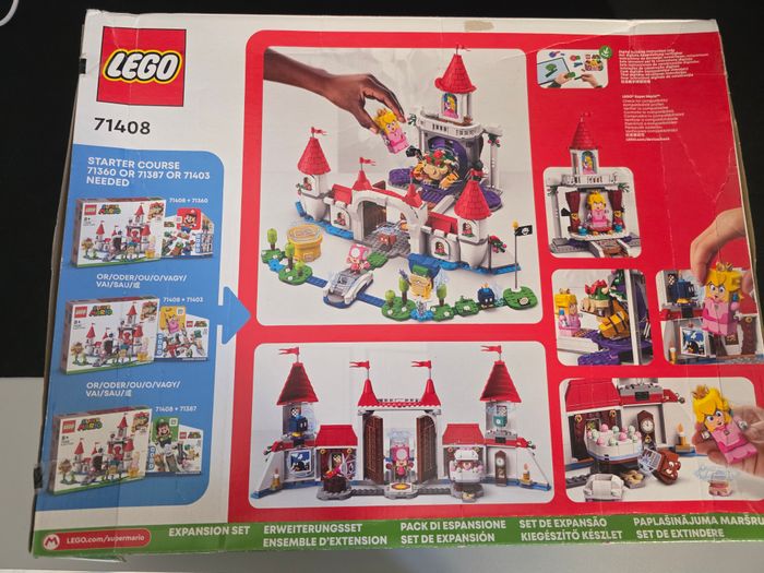LEGO 71408 – Château de Peach – Neuf boîte abîmée - photo numéro 2