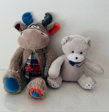 Lot 2 peluches doudou bébé enfant