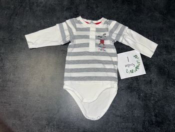 Body bébé effet tee shirt