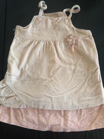 Jolie Robe velours fille 6 mois