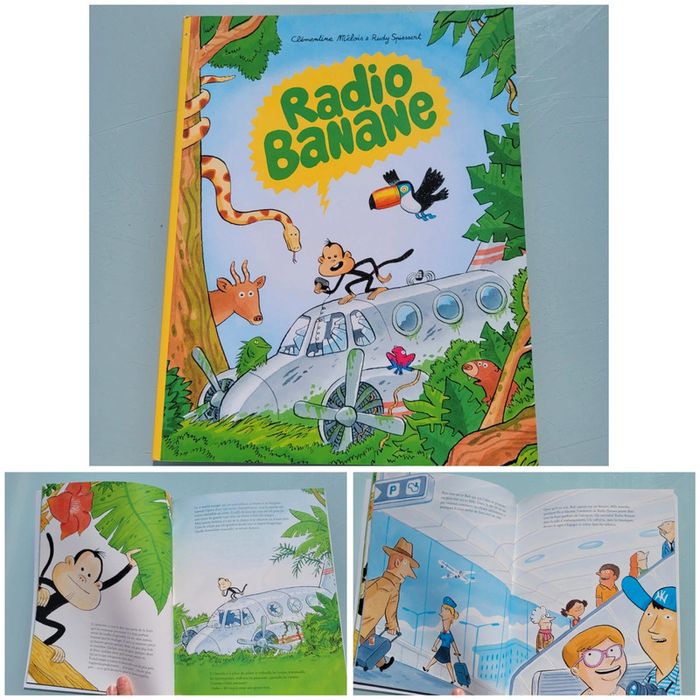 Livre , couverture souple, l'école des loisirs 🐒 Radio Banane 🍌 6-9 ans (48)