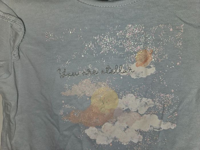 👕 T-shirt bleu clair manches longues "You are stellar" Primark - photo numéro 3