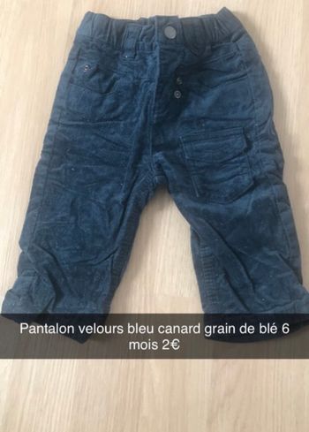 Pantalon velours