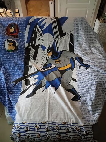 Drap housse Batman lit 2 personnes