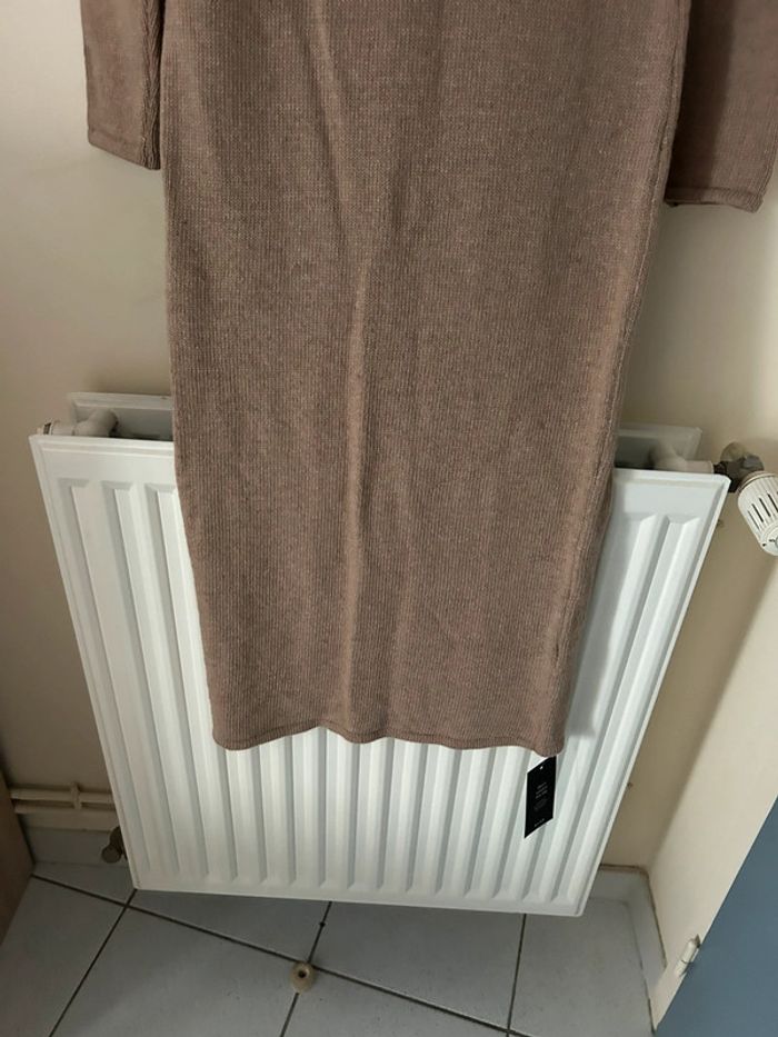 Robe pull, beige/marron clair, NA-KD - photo numéro 6