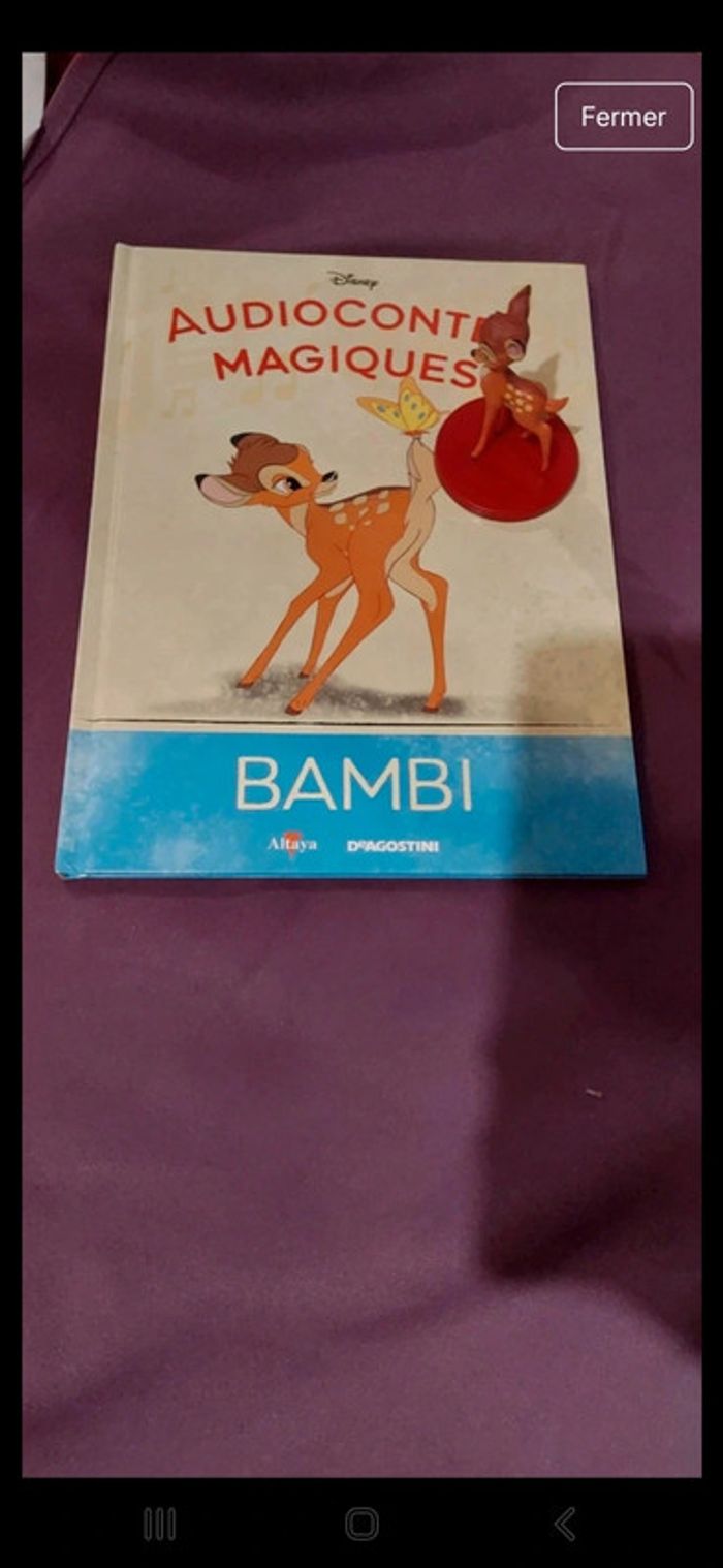 Bambi 1 audioconte magique altaya