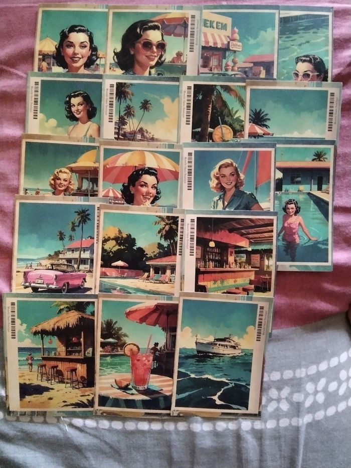 Lot papier scrapbooking