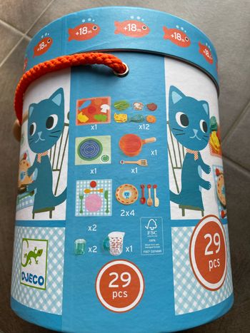 Dînette Djeco À table les chats - Neuve