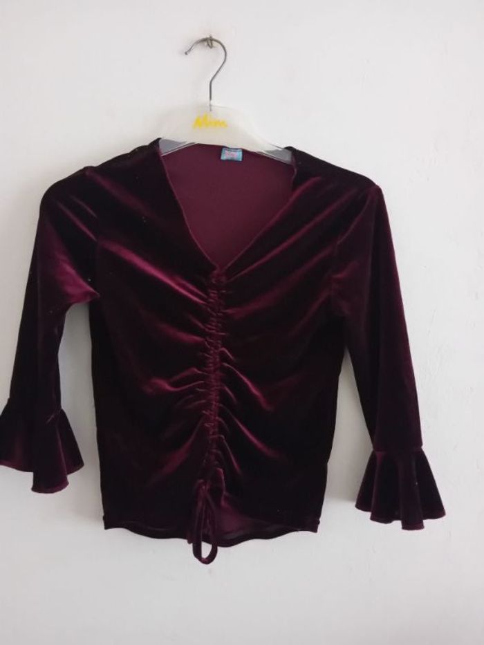 Haut en velours 12 /13ans