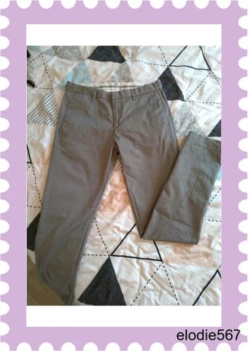 Pantalon chino gris homme jules