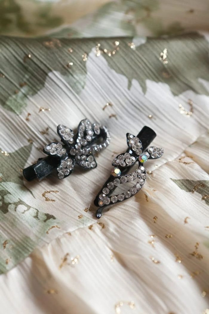 Barrettes à strass