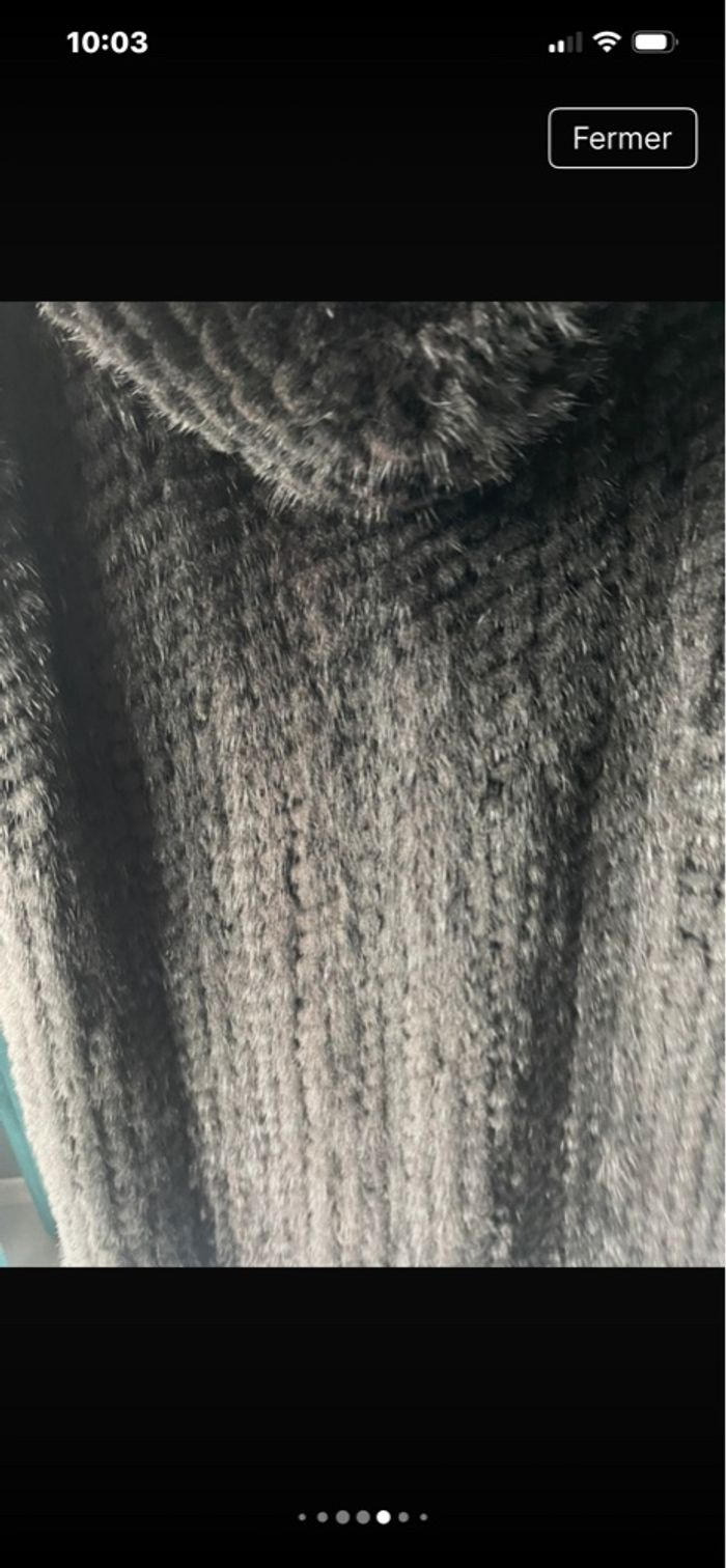 Veste en vison noire - photo numéro 7