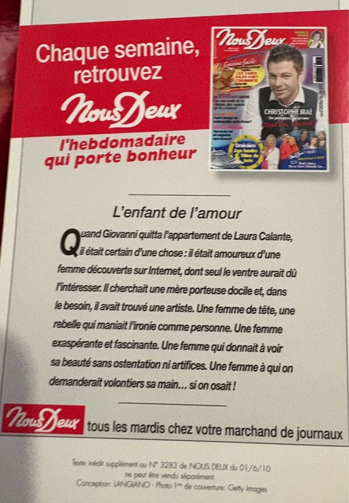 2 eme lot de 7 livres Nous deux - photo numéro 7