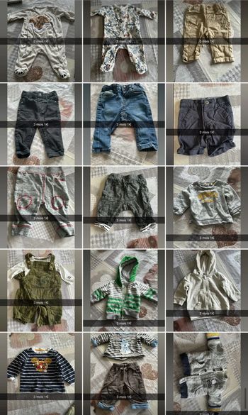 Vêtements garçon 3 mois