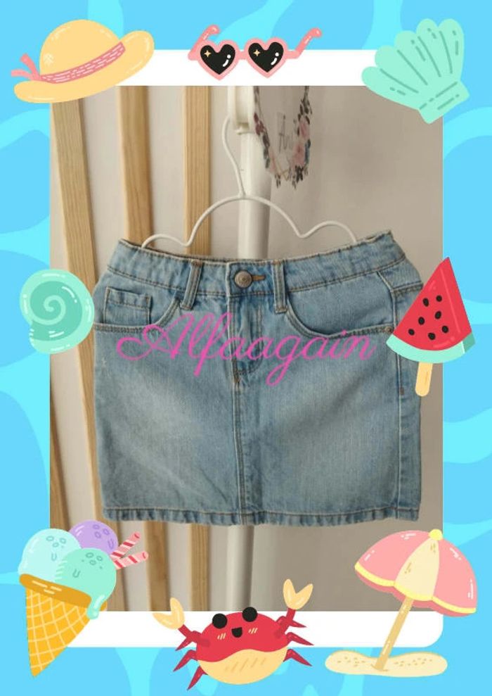 Ensemble jupe jean t-shirt Kiabi 5ans - photo numéro 5