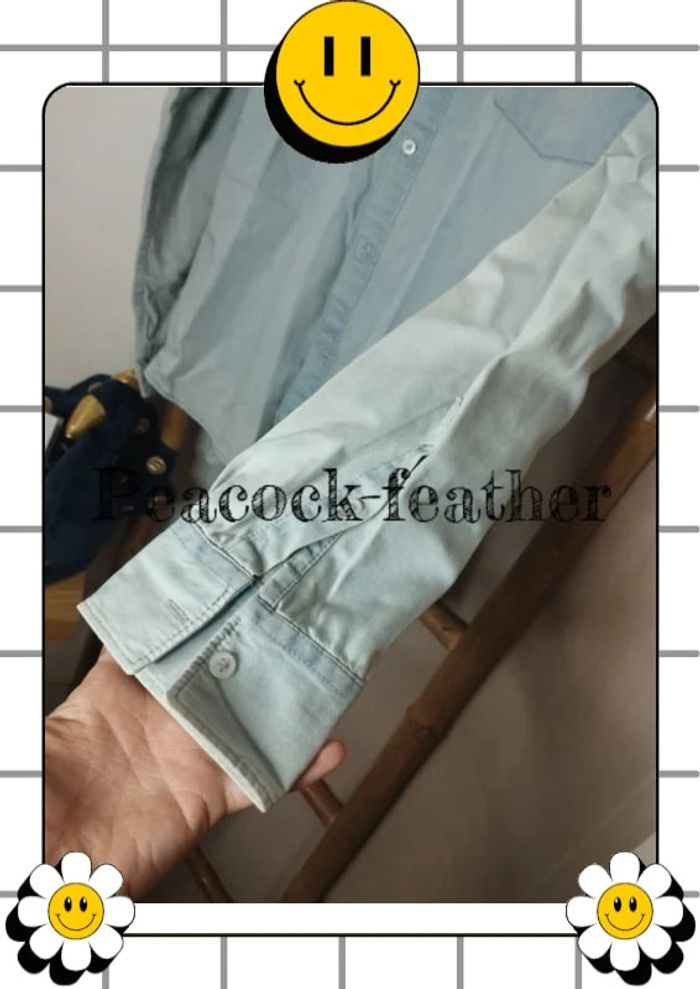 Chemise jean clair délavée M homme Celio - photo numéro 7