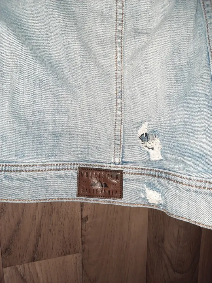 Veste à capuche Destroy Hollister taille S - photo numéro 4