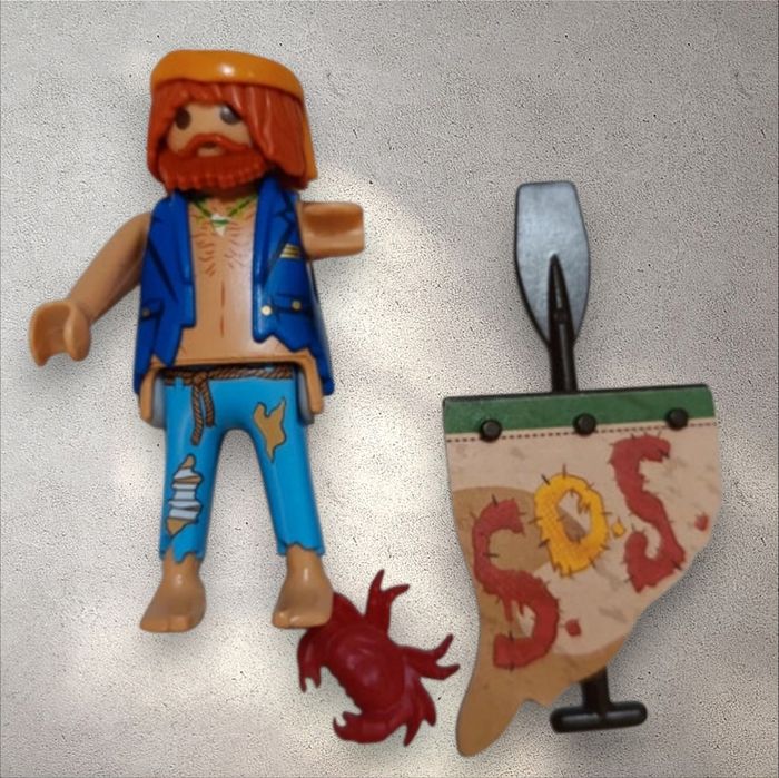 Playmobil naufragé