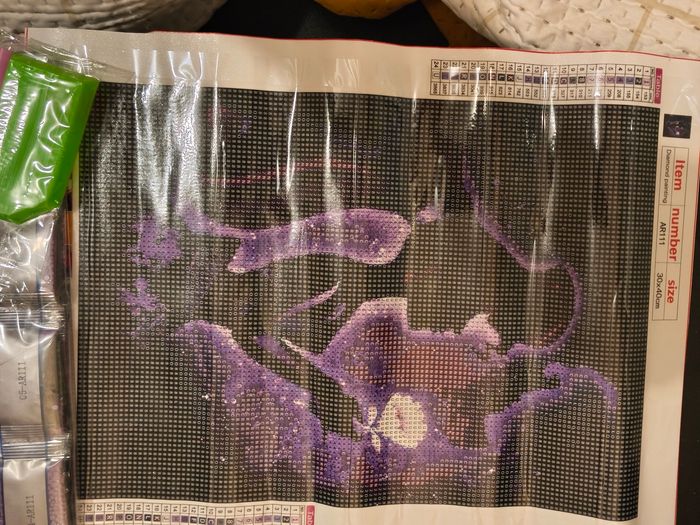 Diamant paint Disney Megara 30x40. - photo numéro 2