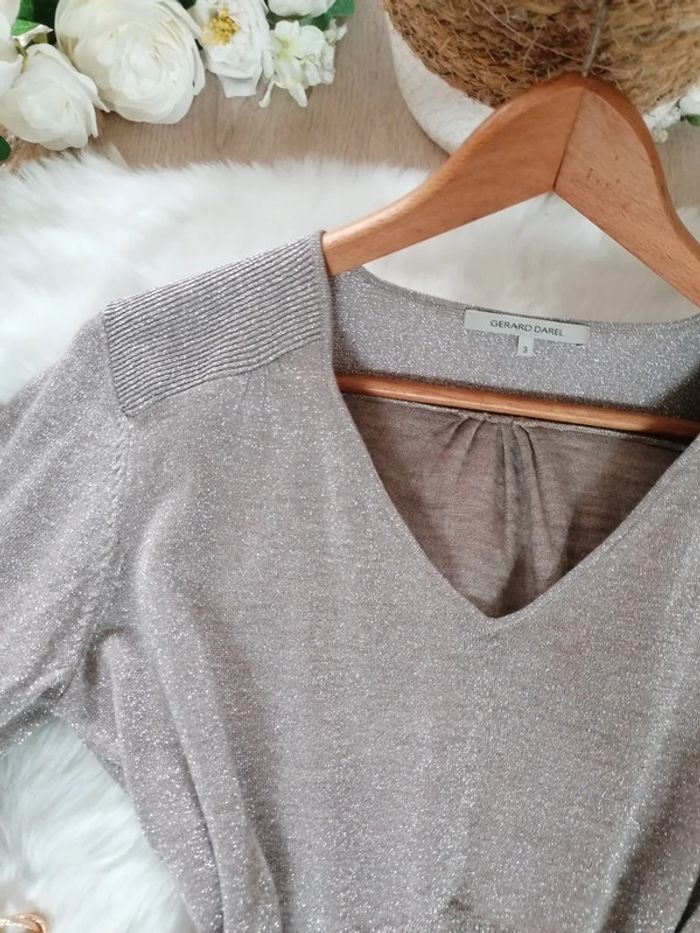 Pull pailleté Gérard Darel taille L - photo numéro 2