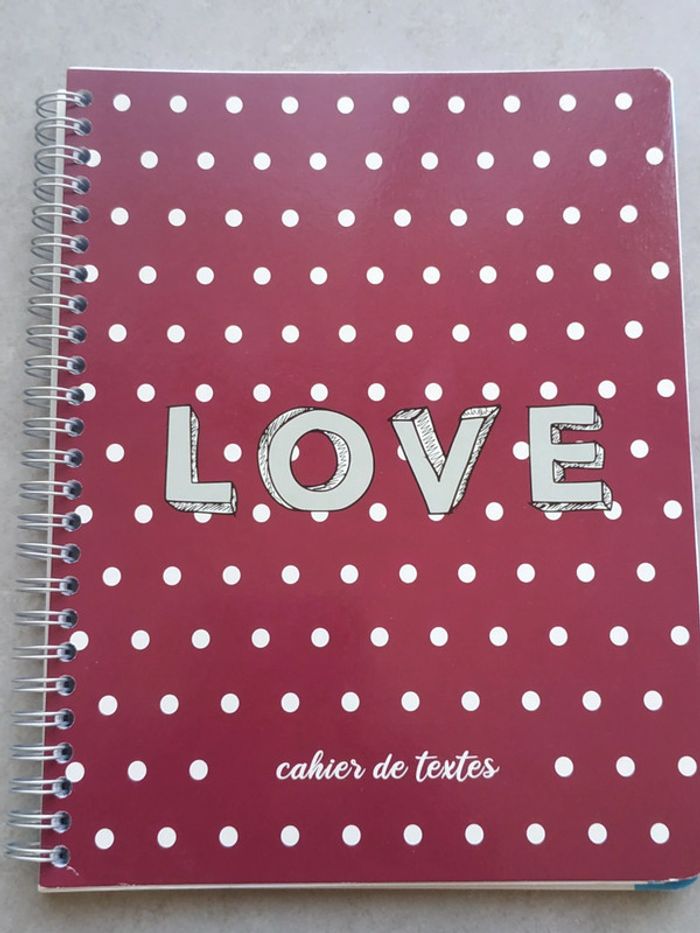 Cahier de texte 2024-2025 (neuf)