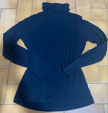 Sous pull noir col roulé etam 40