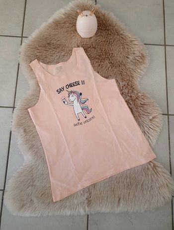 Débardeur licorne Kiabi 12 ans