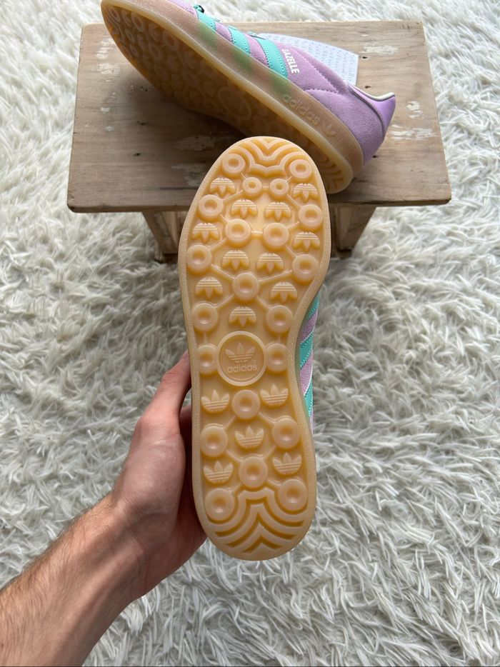 Adidas Originals Gazelle - bliss lilac / acid mint / off white - photo numéro 6