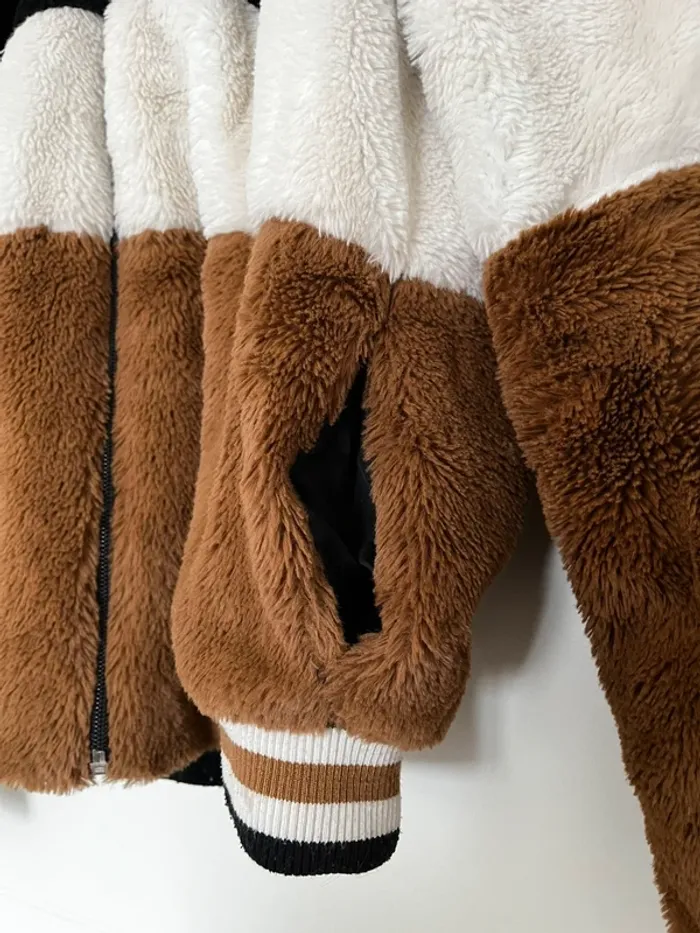 Veste moumoute a zip - photo numéro 3