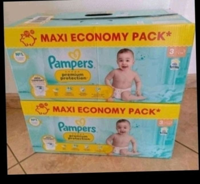 224 couches pampers prenium protection taille 3