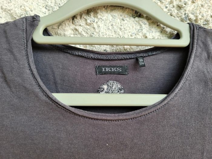 Syperbe top sans manche IKKS, original, gris foncé, 6 ans - photo numéro 3