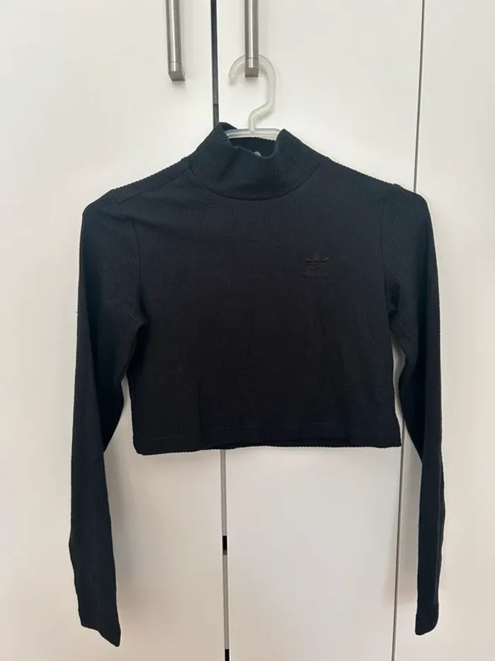 Col roulé Crop top ADIDAS - photo numéro 2