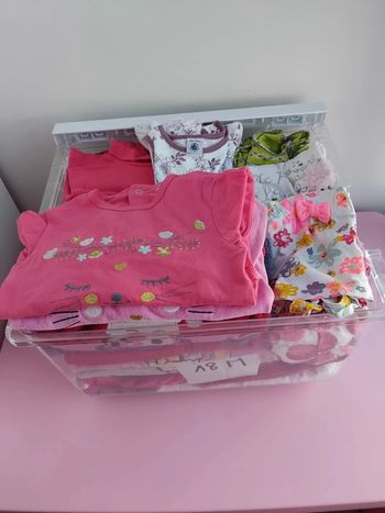 Caisses vêtements fille 18mois