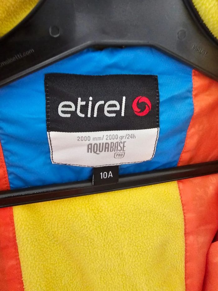 Veste /manteau ski bleu /jaune garçon 10ans/elite aquabade - photo numéro 6