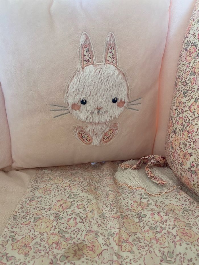 Tour de lit lapin câlin domiva - photo numéro 3