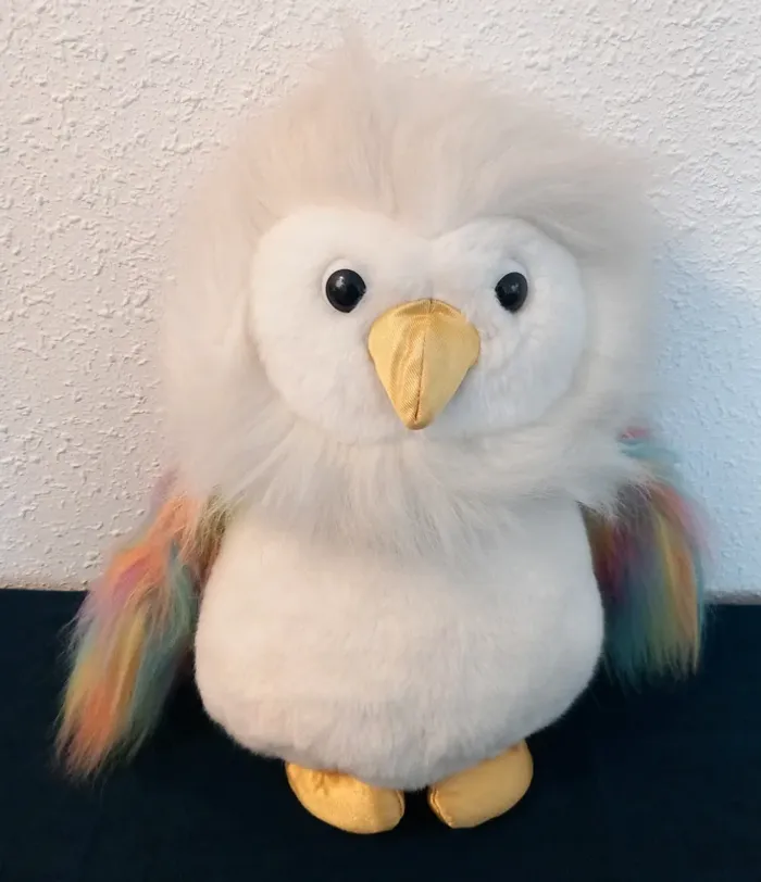 Peluche oiseau Ajena vintage 37cm grand format