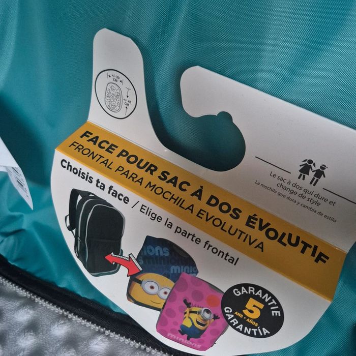 Sac d’école évolutif base + face minion Neuf - photo numéro 7