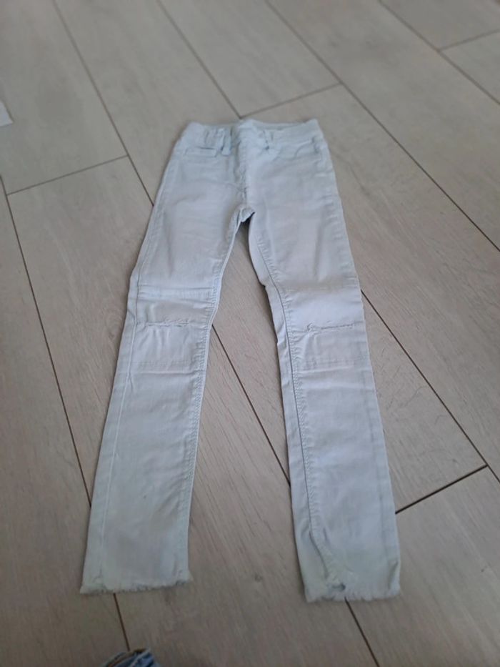 Pantalon jean fille 6 ans reglable - photo numéro 2