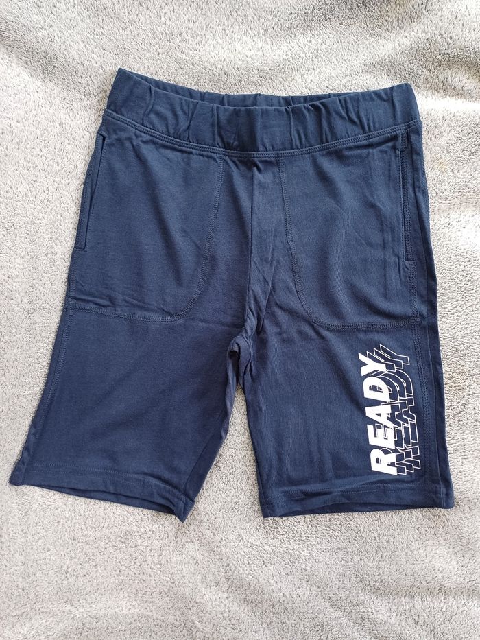 Bermuda coton léger- coloris marine