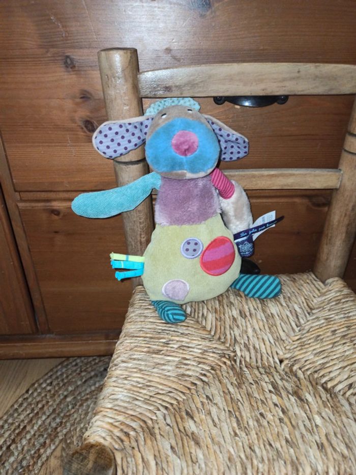 Chien doudou moulin roty les jolis pas beaux tbe - photo numéro 2